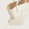 24/7 Bag North South in butter-colored leather with adjustable handles