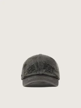 Anthracite baseball cap with tone-on-tone “Golden” patch