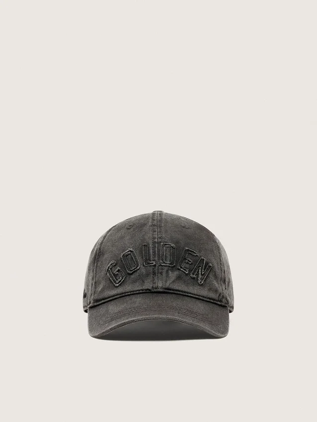Anthracite baseball cap with tone-on-tone “Golden” patch