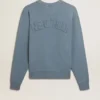 Baby blue sweatshirt with reverse logo on the back - Jersey Capsule