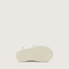 Baby Old School in white leather with denim-blue suede star