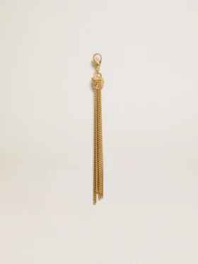 Bag chain in gold-colored brass