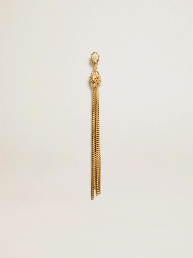 Bag chain in gold-colored brass