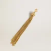 Bag chain in gold-colored brass