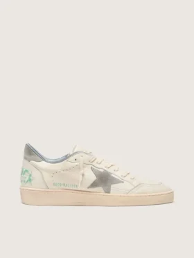 Ball Star in nappa leather with gray suede star and heel tab