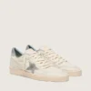 Ball Star in nappa leather with gray suede star and heel tab
