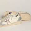 Ball Star in nappa with glitter star and metallic heel tab