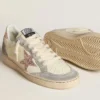 Ball Star in nappa with glitter star and metallic heel tab
