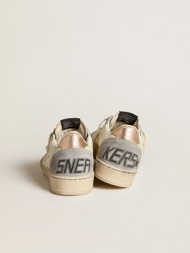 Ball Star in nappa with glitter star and metallic heel tab