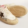 Ball Star in nappa with leopard-print pony skin star and heel tab