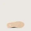 Ball Star Junior in beige suede with red star and light blue heel tab