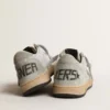 Ball Star Junior in glitter with ice-gray suede inserts