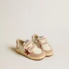 Ball Star Junior in nappa with nappa star and pink suede heel tab