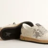 Ball Star Junior in nappa with silver glitter star and heel tab