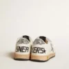 Ball Star Junior in nappa with silver glitter star and heel tab