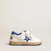 Ball Star Junior with blue metallic leather star and heel tab