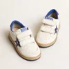 Ball Star Junior with blue metallic leather star and heel tab