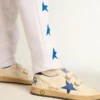 Ball Star Junior with blue metallic leather star and heel tab