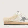 Ball Star Sabots with glitter star and shearling lining