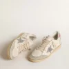 Ball Star with glitter star and pink suede heel tab