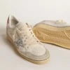 Ball Star with glitter star and pink suede heel tab