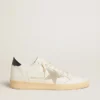 Ball Star with ice-gray suede star and blue leather heel tab