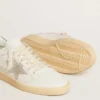 Ball Star with ice-gray suede star and blue leather heel tab