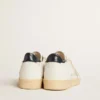 Ball Star with ice-gray suede star and blue leather heel tab