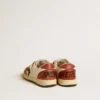 Ball Star Young in nappa with black star and red leather inserts