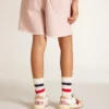 Ball Star Young in nappa with nappa star and pink suede heel tab