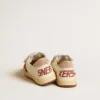 Ball Star Young in nappa with nappa star and pink suede heel tab