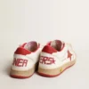 Ball Star Young in nappa with red leather star and heel tab