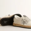 Ball Star Young in nappa with silver glitter star and heel tab