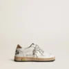 Ball Star Young with gold metallic leather star and heel tab