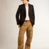 Beige khaki cargo pants