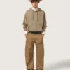 Beige khaki cargo pants