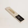 Beige leopard-print laces with contrasting white logo