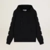 Black Alighiero Star Collection sweatshirt with contrasting white stars