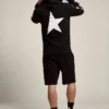 Black Alighiero Star Collection sweatshirt with contrasting white stars