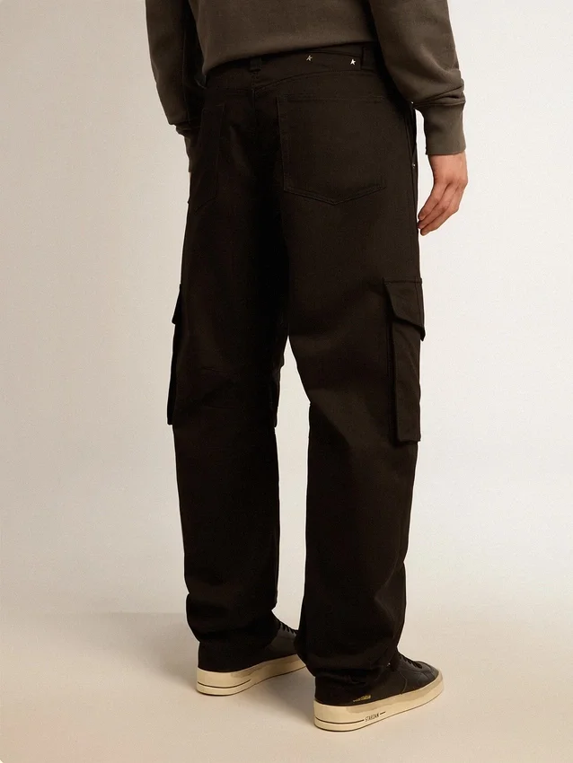 Black cargo pants