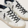 Black hiking laces with gray details