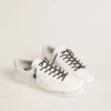 Black laces with silver-colored Swarovski rhinestones