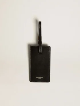 Black luggage tag