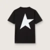 Black Star Collection T-shirt with contrasting white logo and star
