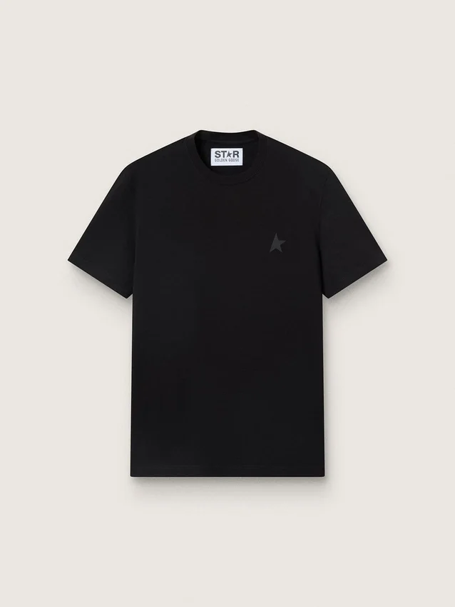 Black Star Collection T-shirt with tone-on-tone star on the front