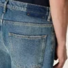 Blue medium wash loose jeans
