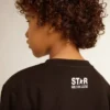 Boys’ black sweatshirt with white maxi star on the front