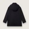 Boys’ dark blue hooded duffle coat