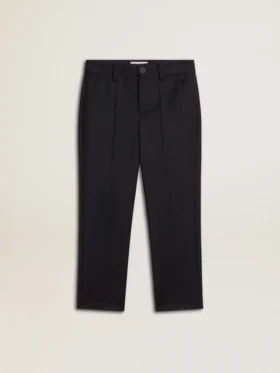 Boys' dark blue wool pants
