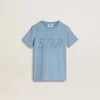 Boys' light blue T-shirt with print